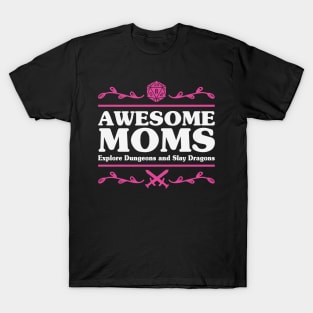 Awesome Moms D&D T-Shirt